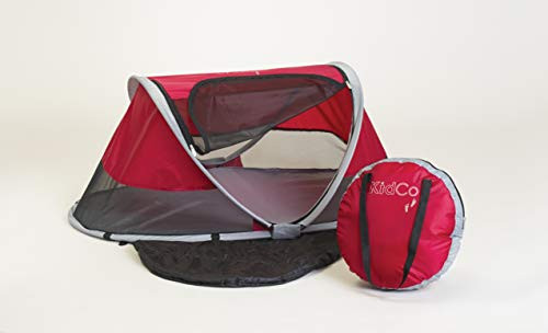 KidCo P3010 Peapod Portable Indoor Outdoor Travel Bed Cranberry