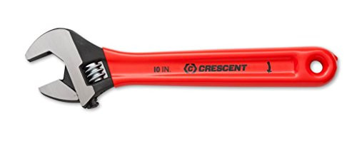 Crescent AT210CVS 10" Black Oxide Finish Adjustable Wrench, Cushion Grip