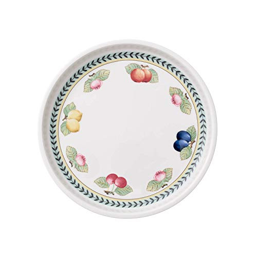 Villeroy & Boch French Garden Serving Plate, 26 cm, Premium Porcelain, White/Colourful