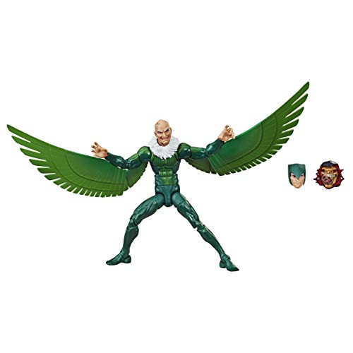 Spider-Man Hasbro Marvel Legends Series 6" Collectible Action Figure Marvels Vulture Toy, with Build-A-Figurepiece & Accessory Spider-Man Hasbro Marvel Legends Series 6" Collectible Action Figure Marvels Vulture Toy, with Build-A-Figurepiece & Accessory