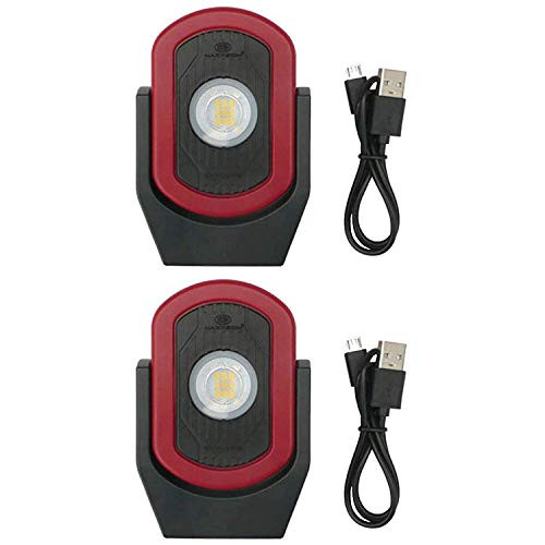 Maxxeon MXN00810 WorkStar Cyclops USB Rechargeable LED Work Light, Red (2 Pack) Maxxeon MXN00810 WorkStar Cyclops USB Rechargeable LED Work Light, Red (2 Pack)