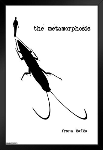 Pyramid America The Metamorphosis Franz Kafka Shadow Black Wood Framed Art Poster 14x20