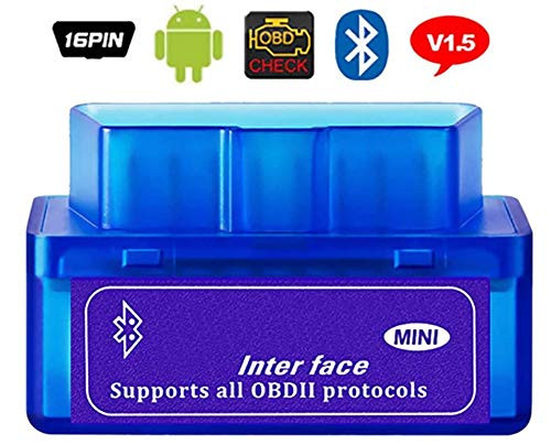 Mini V1.5 OBD2 Scanner Bluetooth Wireless Car Code Reader Check Engine OBDII Interface Vehicle Diagnostic Scan Tool Display Work On Android Symbian (NOT for iOS)