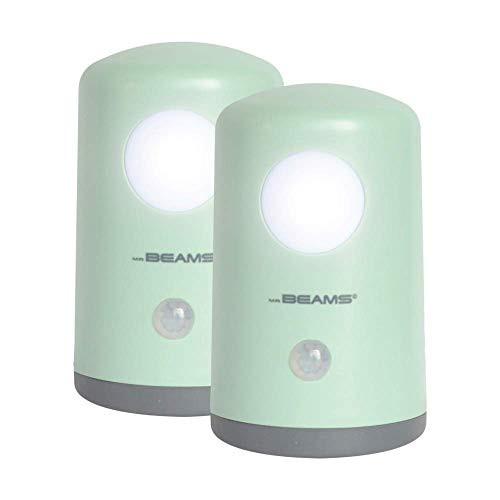 Mr Beams MB750 Portable Wireless Battery-Powered Motion Sensing 20 Lumen LED Stand Anywhere Table Light/Nightlight Mint Green