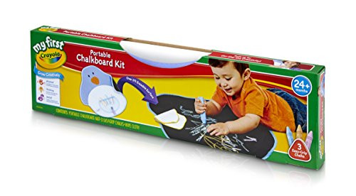 Crayola My First Portable Chalkboard Kit: Art Supplies for Kids