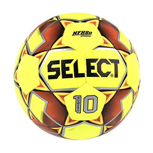 Select Numero 10 Soccer Ball, Yellow/Orange, Size 4