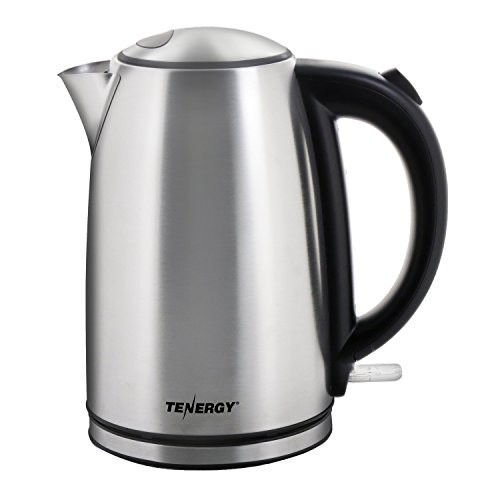 Tenergy Stainless Steel Electric Kettle 1.7L 1500W Fast Boiling Tea Kettle, BPA-Free Cordless Electric Water Kettle with Auto Shut-off, Boil Dry Protection, LED Light Indicator (ETL/FDA Approved) Tenergy Stainless Steel Electric Kettle 1.7L 1500W Fast Boiling Tea Kettle, BPA-Free Cordless Electric Water Kettle with Auto Shut-off, Boil Dry Protection, LED Light Indicator (ETL/FDA Approved)