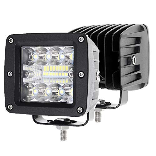 Led Fog Lights 2PCS 48W CREE 3 Inch LED Pod Lights Off Road Driving Lights Spot Flood Combo LED Light Bars Fog Lights Square LED Work Light for Truck Jeep Car SUV ATV UTV Boat Led Fog Lights 2PCS 48W CREE 3 Inch LED Pod Lights Off Road Driving Lights Spot Flood Combo LED Light Bars Fog Lights Square LED Work Light for Truck Jeep Car SUV ATV UTV Boat