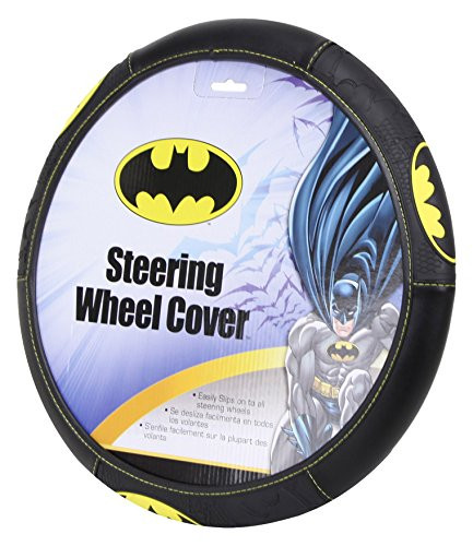 Plasticolor 006711R01 DC Comics Batman Shattered Car Truck SUV Steering Wheel Cover