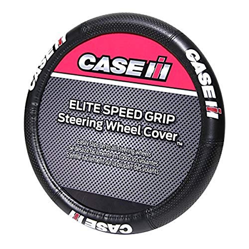 Plasticolor 006635R01 Black Steering Wheel Cover (International Harvester Case Elite Speed Grip)