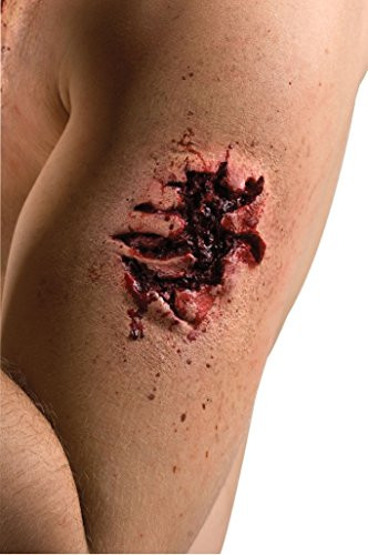 Rubie's Reel F/X Raw Meat Open Wound Kit, Red, One Size