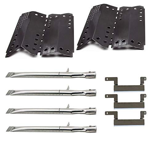 Hongso Gas Grill Burners, Heat Plates and Crossover Tubes Replacement for Stok SGP4130N, SGP4330SB, SGP4032N, SGP4130N, Stok Quattro 4 Burner Grills (PPD3322-SBD3314-CTD3303) Hongso Gas Grill Burners, Heat Plates and Crossover Tubes Replacement for Stok SGP4130N, SGP4330SB, SGP4032N, SGP4130N, Stok Quattro 4 Burner Grills (PPD3322-SBD3314-CTD3303)