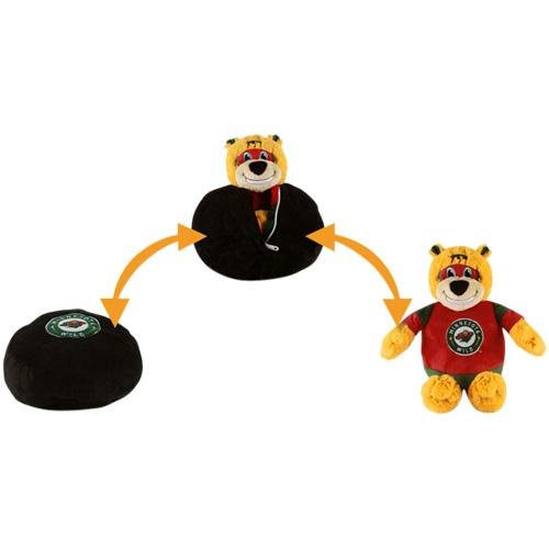 Fabrique Innovations NHL Reverse-A-Pal Toy, Minnesota Wild, One Size