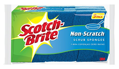 Scotch-Brite Non-Scratch Scrub Sponge, 9-Sponges