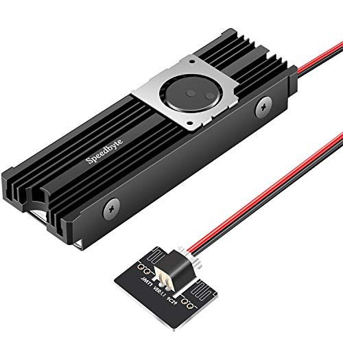 M.2 Cooler Nvme SSD Heatsink with 20mm M2 SSD Fan Cooler for M.2 NVMe or SATA 2280 SSDs