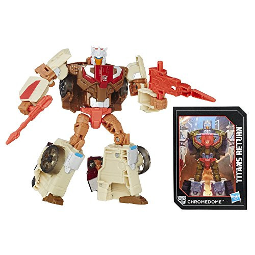 Transformers Generations Titans Return Titan Master Autobot Stylor and Chromedome