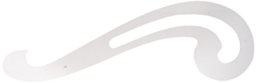Alvin, Irregular Curve Transparent Ruler, Drafting Drawing Measuring Tool - 14-inches
