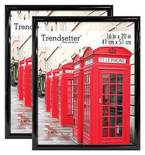 MCS (2-Pack) Trendsetter Frame, 16x20 Inch, Black MCS (2-Pack) Trendsetter Frame, 16x20 Inch, Black