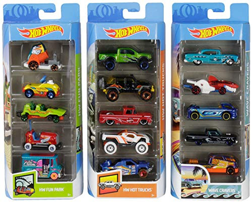 Hot Wheels Variety Cars 5-Pack 1:64 Scale Die-Cast Cars Collectors [Amazon Exclusive]