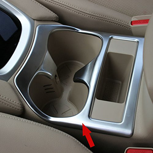 Generic Matte Interior Console Cup Holder Cover Trim Fit For Nissan Rogue 2015 2016 2017