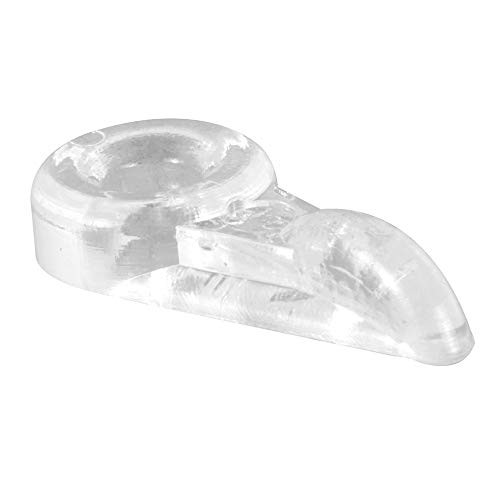 Make-2-Fit PL 15750-A Storm Door Panel Clips, 1-Inch Reach, Plastic Construction, Clear, Flush Fit, Fasteners Included, Pack of 25