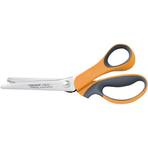 Fiskars 8 Inch Softgrip Pinking Shears (98987097J), Softgrip Handle Fiskars 8 Inch Softgrip Pinking Shears (98987097J), Softgrip Handle