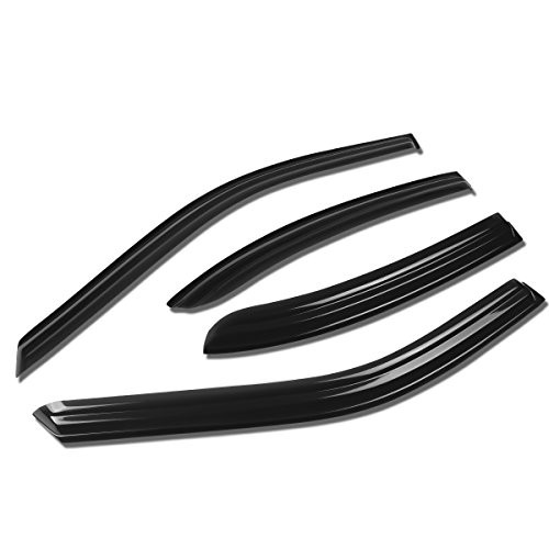 Replacement for Optima Tape-On Window Visor Deflector Rain Guard (4PC) - 2nd gen