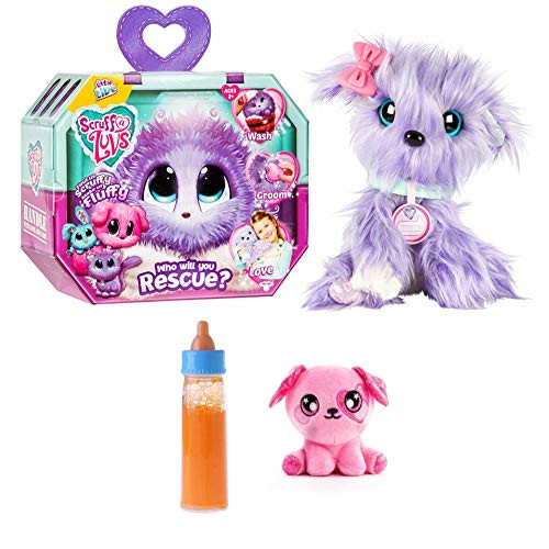 Simple Joy Toys Little Live Scruff-A-Luvs Gift Set - Purple Color Scruff