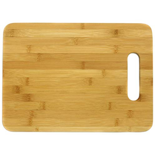 Chef Craft 1-Piece Bamboo Cutting Board, Brown