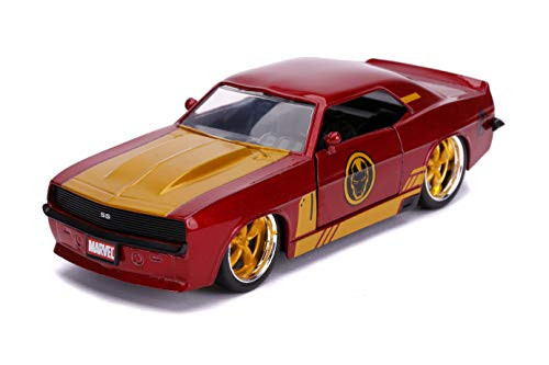Jada Toys Hollywood Rides Marvel Avengers Iron Man Inspired by 1969 Chevy Camaro 1:32 Scale die-cast Toy Vehicle