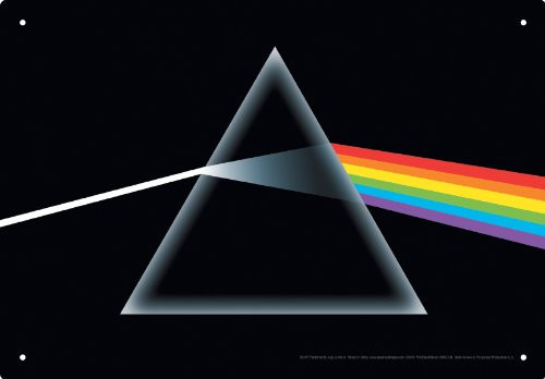 Aquarius Pink Floyd Dark Side of the Moon Tin Sign Aquarius Pink Floyd Dark Side of the Moon Tin Sign