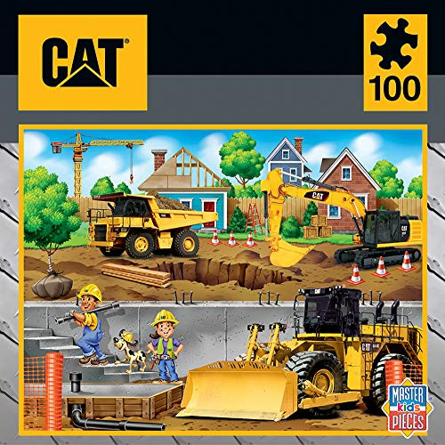Masterpieces Caterpillar Jigsaw Puzzle in My Neighborhood, 100Piece