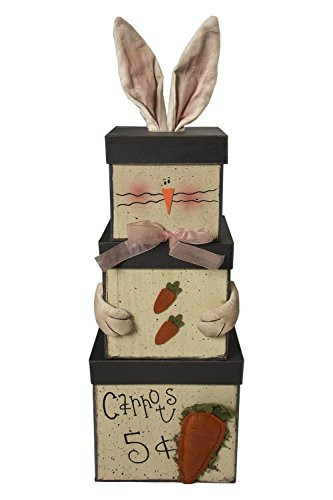 Your Heart's Delight Spring Bunny Nesting Boxes ~ 3 Piece Set