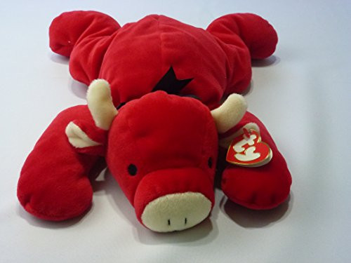 Pillow Pal TY Red The Bull