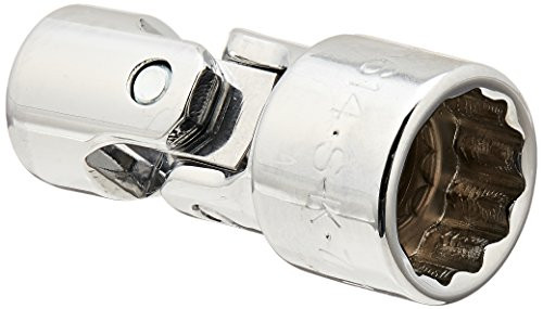 SK Hand Tool 43614 12 Point 1/4-Inch Drive Flex Socket, 7/16-Inch, Chrome
