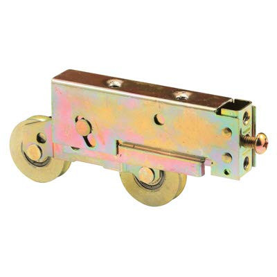 CRL 1-1/2" Tandem Steel Sliding Glass Door Roller with 13/16" Wide Housing - Package