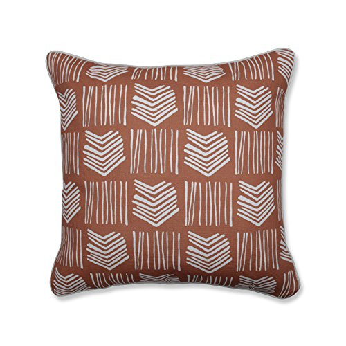 Pillow Perfect Indoor Whythe Coral 18-inch Throw Pillow, Orange