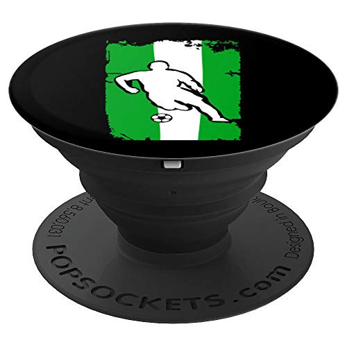 Nigeria Soccer Jersey - Nigerian Flag | Football Futbol PopSockets Grip and Stand for Phones and Tablets Nigeria Soccer Jersey - Nigerian Flag | Football Futbol PopSockets Grip and Stand for Phones and Tablets