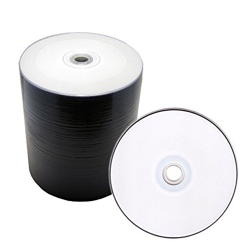MAM-A/Mitsui 80Min 700MB 52X Silver White Thermal Non-Hub CD-R Media 100 Pack