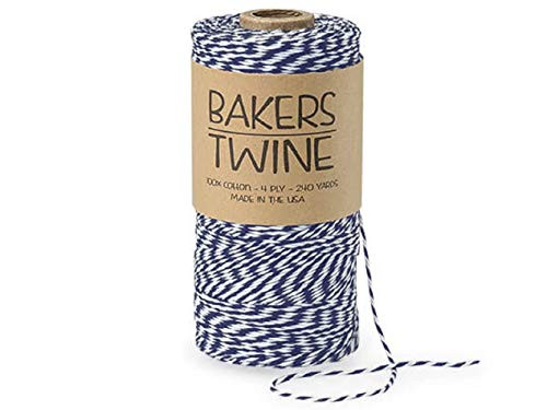 Bakers Twine - 240 Yards (Blue & White)