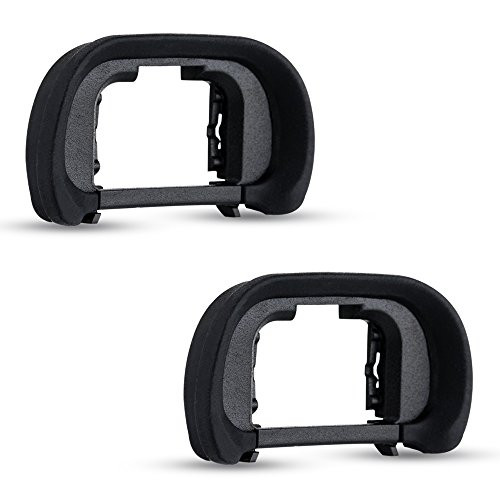 2 Pack JJC FDA-EP18 Eyecup Eyepiece Eye Cup for Sony A7 A7II A7III A7R A7RII A7RIII A7RIV A7S A7SII A9 A99II A58 for Sony A7 A7 II A7 III A7R A7R II A7R III A7R IV A7S A7S II A99 II A58 Camera