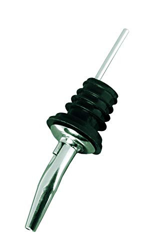 Update International (POR-MT) 4 1/2" Stainless Steel Free-Flow Speed Pourer [Set of 12]