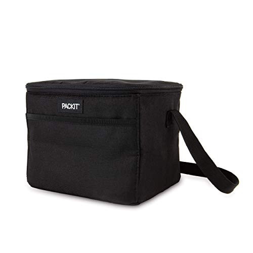 PackIt Fully Freezable Everyday Lunch Box Cooler, Black