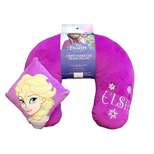 Disney Frozen Elsa Embroidered Comfy Neck Travel pillow