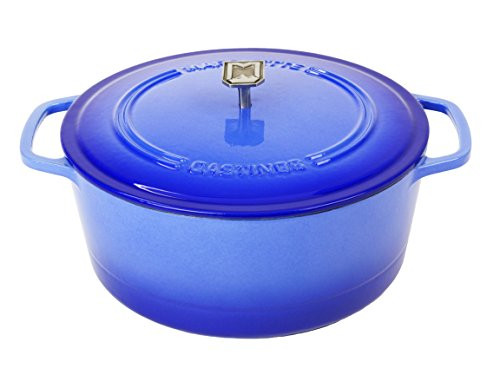 Marquette Castings 4 qt. Cast Iron Dutch Oven (Superior Blue)