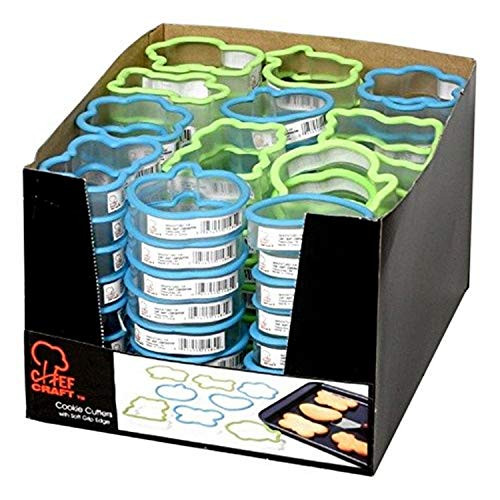 Chef Craft 40013 Stainless Steel Cookie Cutters Shelf Display
