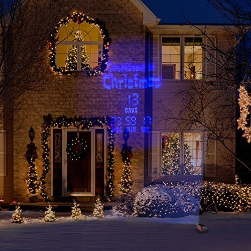 LED LightShow Countdown Projection Countdown to Christmas
