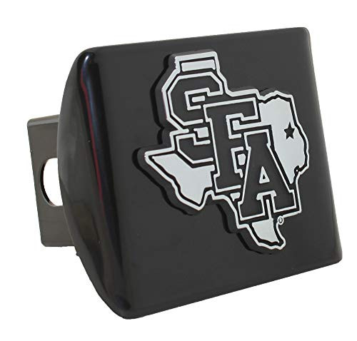 AMG Auto Emblems SFA Stephen F Austin State University Lumberjacks Metal Emblem on Black Metal Hitch Cover AMG Auto Emblems SFA Stephen F Austin State University Lumberjacks Metal Emblem on Black Metal Hitch Cover