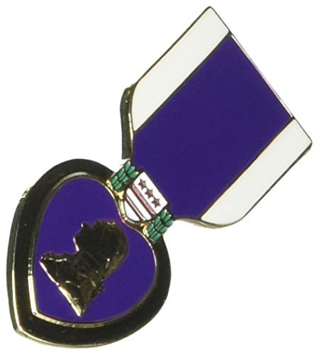 EagleEmblems P03512 Pin-Medal, Purple Heart, Lg (1.625'')
