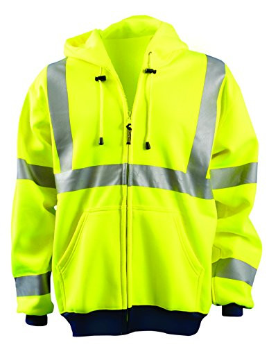 OccuNomix 2X Hi-Viz Yellow FleecePolyester Sweatshirt